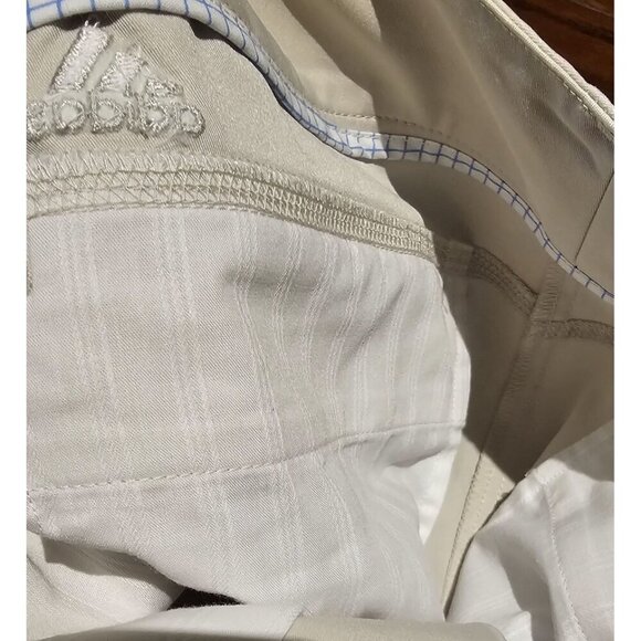 Adidas Women's Climalite Khaki Golf Shorts Size 8 100% Polyester New Without Tag - Picture 6 of 7